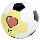 Heart King zwarte omtrek Voetbal (Drie kwart)