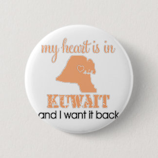 Heart Kuwait Ronde Button 5,7 Cm