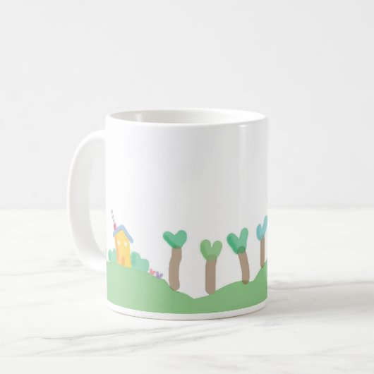 "Heart Land", Mug de café classique 11 oz (Devant gauche)
