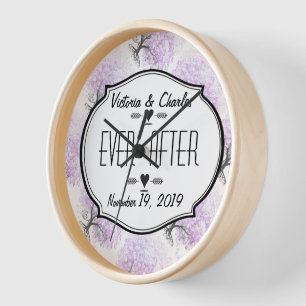 Heart Leaf Lavender Tree  Bird Wedding