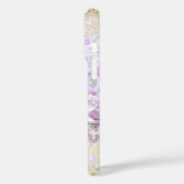 Heart Leaf Lavender Tree  Bird Wedding Case-Mate iPhone Case (Achterkant / Links)