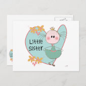 Heart Little Sister Briefkaart (Voorkant / Achterkant)