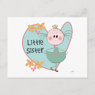 Heart Little Sister Briefkaart