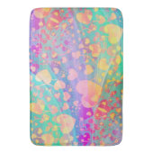 Heart Love Pattern Pastel Design Badmat (Voorkant Verticaal)