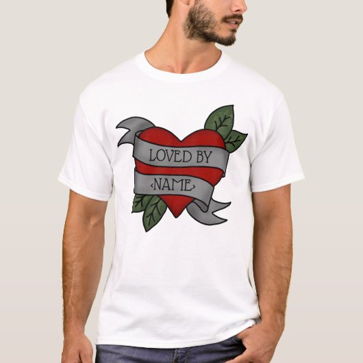 Heart Love Sash T-shirt (Voorkant)