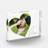 Heart Love Script Couple Valentijn Day Fotoblokken (Links)