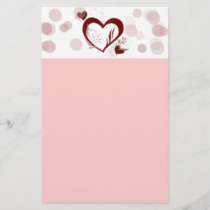 Heart Love Valentijn Briefpapier