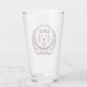 Heart Lover Drinkware Glas (Achterkant)