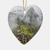 Heart Machu Picchu Ornament (Links)