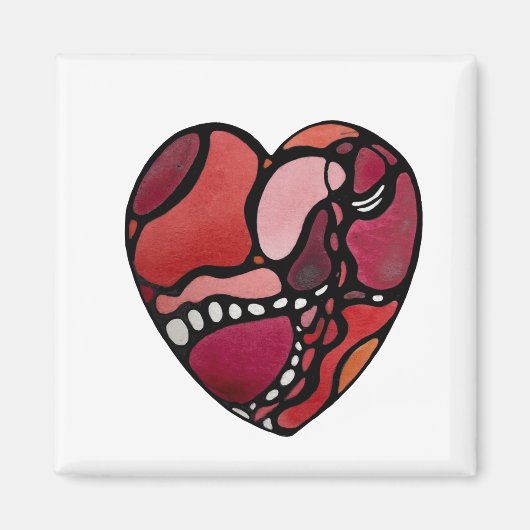 Heart Magnet Magneet (Voorkant)