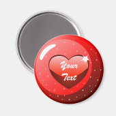 Heart Magnet Magneet (Voorkant / Achterkant)