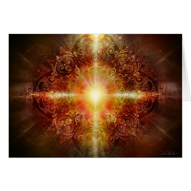 Heart Mandala Brown (Voorkant Horizontaal)