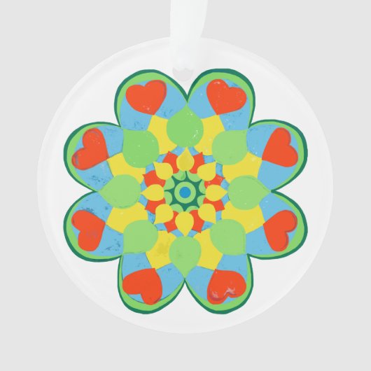 Heart Mandala Ornament (voorkant)