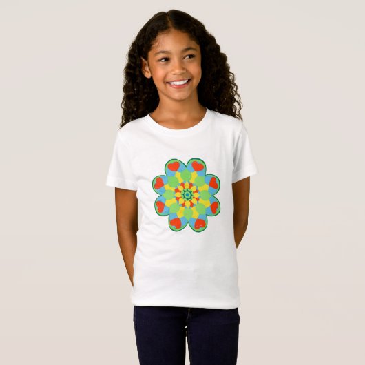 Heart Mandala T-shirt (Voorkant volledig)