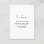 Heart Mandala Yoga Massage Wellness Carte de visit (Dos)