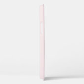 Heart Monogram Blush Pink Girly Cute Feminine Case-Mate iPhone Case (Achterkant / Rechts)