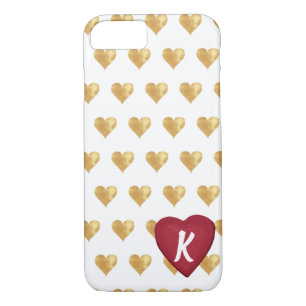 Heart Monogram iPhone Case