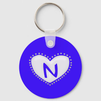 Heart Monogram Sleutelhanger