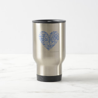Heart Mosaic Travel Cup (winst naar Haïti) Reisbeker