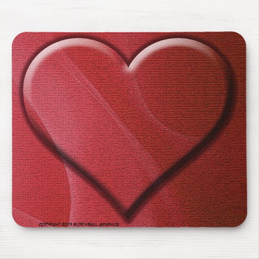 Heart Mousepad Muismat (Voorkant)