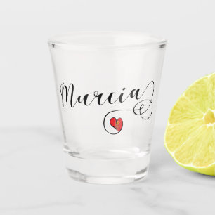 Heart Murcia Flag, Spanje, ik hou van Murcia Shot Glas