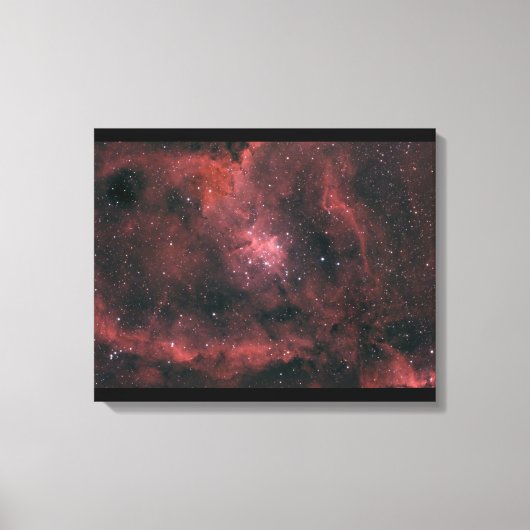 Heart Nebula Canvas Afdruk (Voorkant)