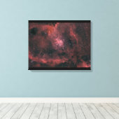 Heart Nebula Canvas Afdruk (Insitu (Houten vloer))