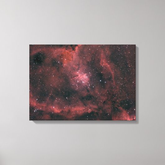 Heart Nebula Canvas Afdruk (Voorkant)