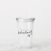 Heart Netherlands Nederland vlag Acryl Drinkbeker (Voorkant)