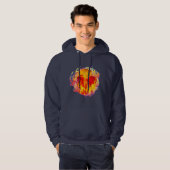 HEART NEVER ENDING FIRE HOODIE (Voorkant volledig)