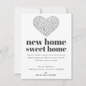Heart New Home | Kaart voor bewegende aankondiging (Voorkant)