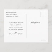 Heart New Home Sweet Home Uitnodiging Briefkaart (Achterkant)