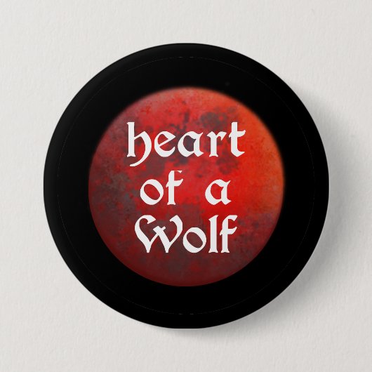 Heart of a Wolf Button (Voorkant)