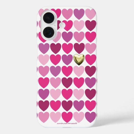 Heart of Gold Casemate iPhone Cases (Achterkant)