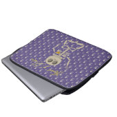 Heart of Gold Electronics Bag Laptop Sleeve (Voorkant onderkant)