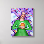 Heart of Healing 3 van Rita Loyd Canvas Afdruk (Voorkant)