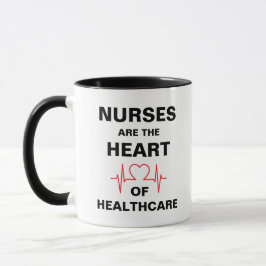 Heart of Healthcare Nurse Coffee Mok