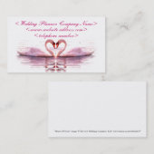 Heart of Swans Wedding Planner Visitekaartje (Voorkant / Achterkant)