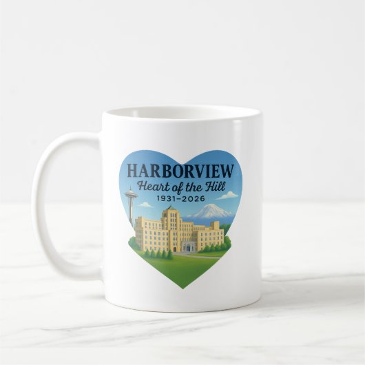 Heart of the Hill 95 Years Mug (Gauche)