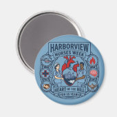 Heart of the Hill Magnet (Design A) (Recto/Verso)