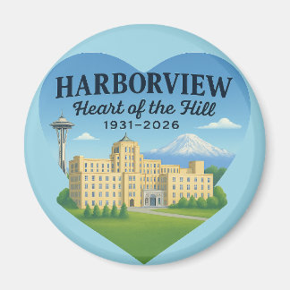 Heart of the Hill Magnet (design B) Magneet