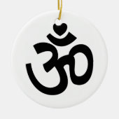 Heart Om Sign - Yoga Ornament (Voorkant)