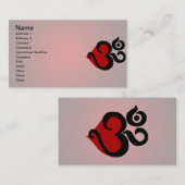 Heart Om Visitekaartjes (Voorkant / Achterkant)