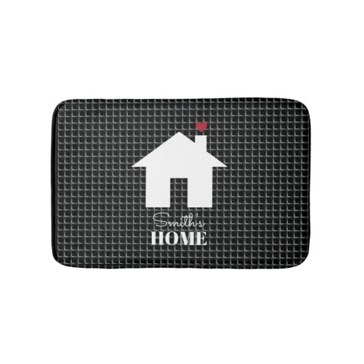 Heart on a House Doormat Badmat (Voorkant)