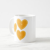 Heart Orange Mug – Cute Citrus Coffee Cup  (Devant gauche)