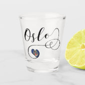 Heart Oslo, Noors Shot Glas (Voorkant)
