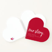 Heart Our Story Memories Couples Keepsaké Journal (Intérieur)