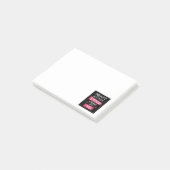 Heart overlevende, ik vocht en won post-it® notes (Schuin)