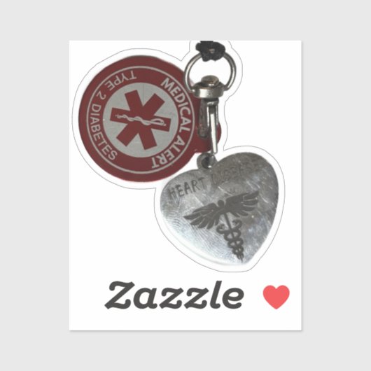 HEART PATIENT STICKER (Feuille)