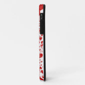 HEART-patroon - rood en wit Case-Mate iPhone Case (Achterkant/links)